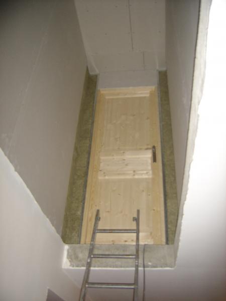 La porte de l'�tage