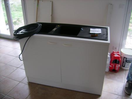 L'�vier de la cuisine