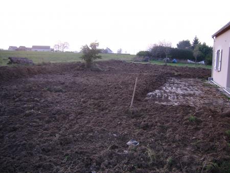 Applatissage du terran